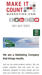 Mobile Screenshot of makeitcountmarketing.com